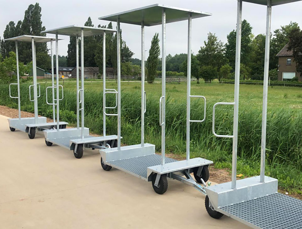 Transport trolleys for flowers Hortiworld